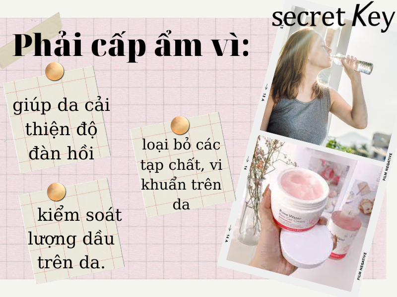 Lợi ích bất ngờ đối với da từ việc cấp ẩm