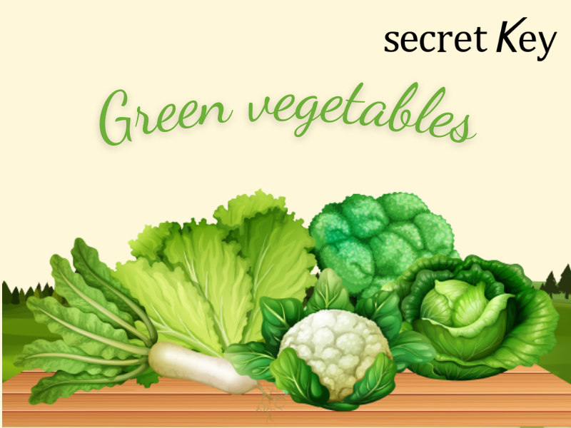 Rau xanh tăng tiền chất Collagen