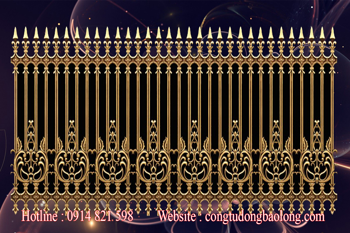 Hàng rào nhôm đúc BL-05