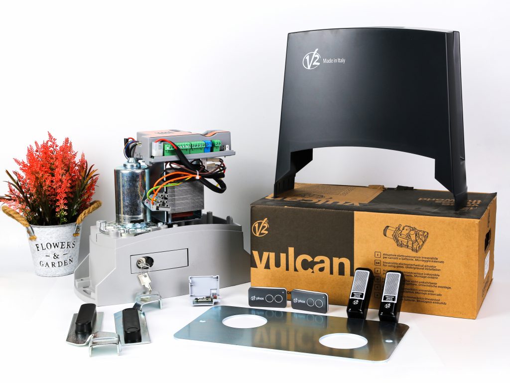 MOTOR CỔNG TRƯỢT TỰ ĐỘNG VULCAN 24V – 500KG