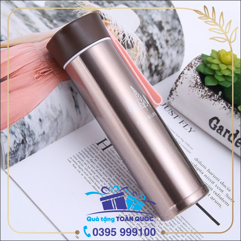 bình giữ nhiệt có dây xách, bình giữ nhiệt mầu hồng nhũ, bình giữ nhiệt cao cấp, quà tặng dưới 150k, bình giữ nhiệt mầu ánh trai