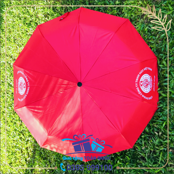 ô dù gập 3 tự động 2 chiều cao cấp, ô dù gập 3 công đoàn công ty HZO, ô dù in logo, ô dù cầm tay, xưởng sản xuất ô dù cầm tay tại miền bắc, ô dù gập 3 tự động 2 chiều 10 múi, quà tặng dưới 150k, quà tặng tết, quà tặng ngân hàng