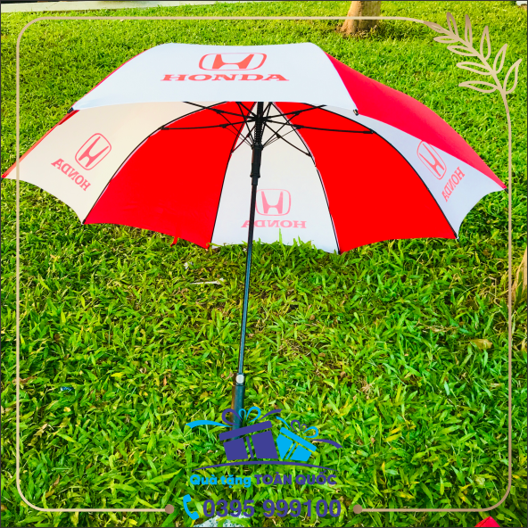 ô dù thẳng cầm tay honda, ô dù đỏ trắng, ô dù in logo, quà tặng dưới 150k, ô dù quảng cáo, quà tặng doanh nghiệp, xưởng sản xuất ô dù, ô dù golf, dù cầm tay giá rẻ, ô dù golf