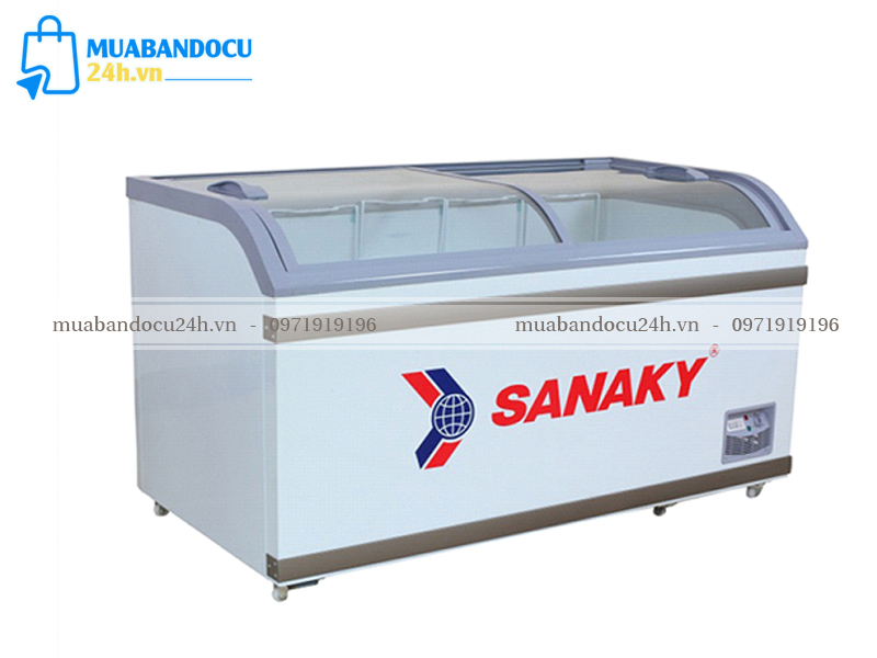 tủ đông nắp kính cũ