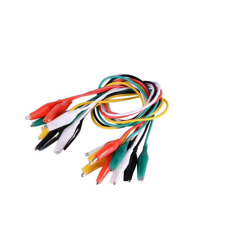 Dây kẹp cá sấu 46cm 1 sợi màu ngẫu nhiên