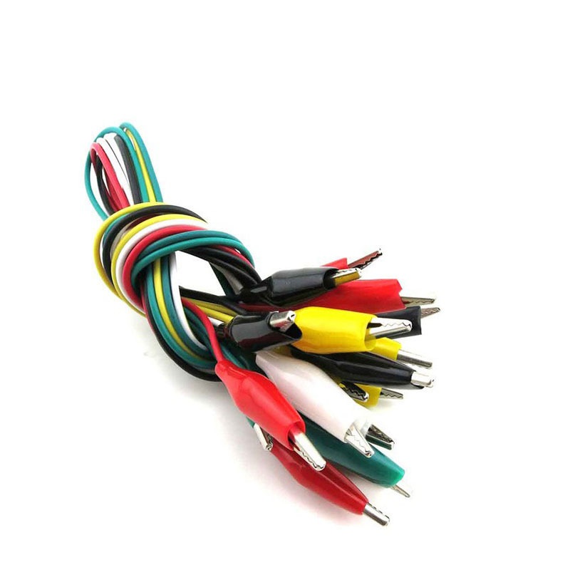 Dây kẹp cá sấu 46cm 1 sợi màu ngẫu nhiên