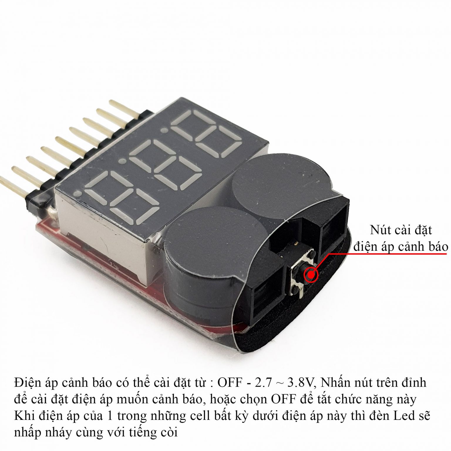 Mạch kiểm tra Pin Lipo