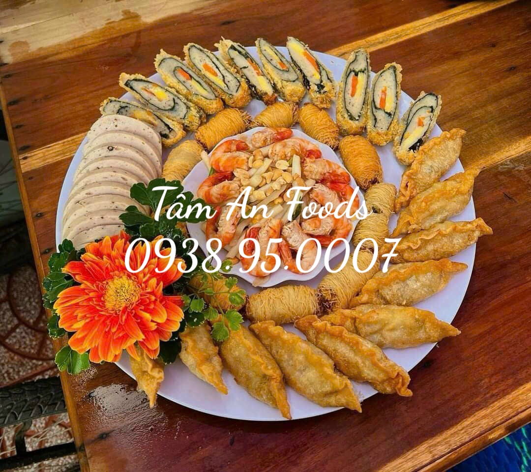 các món khai vị đãi tiệc