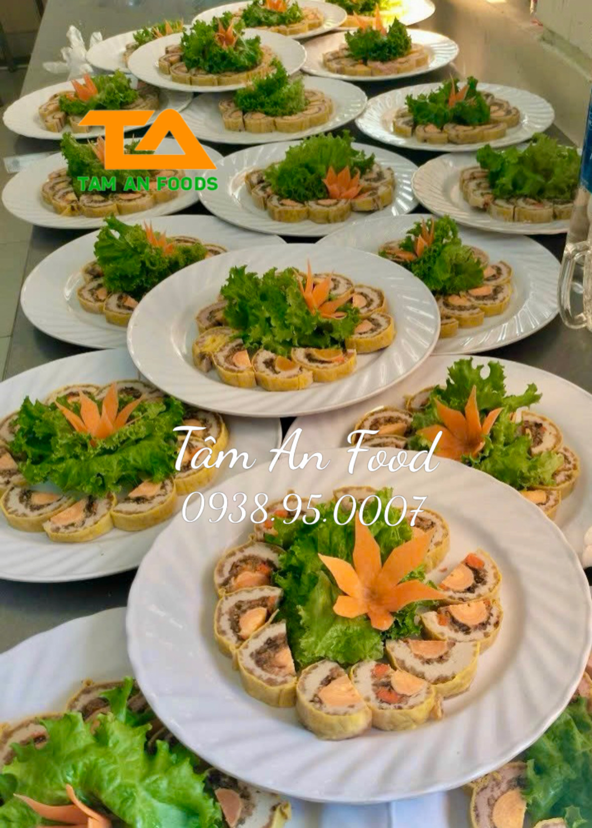 chả hoa trứng muối Năm Thuỵ