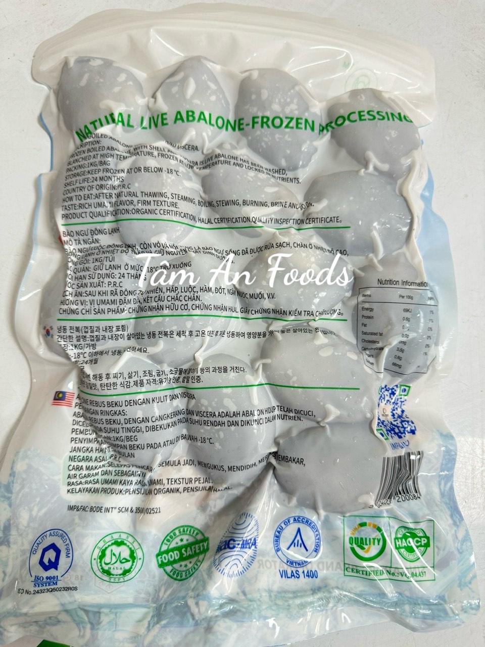 Cách chế biến bào ngư đông lạnh