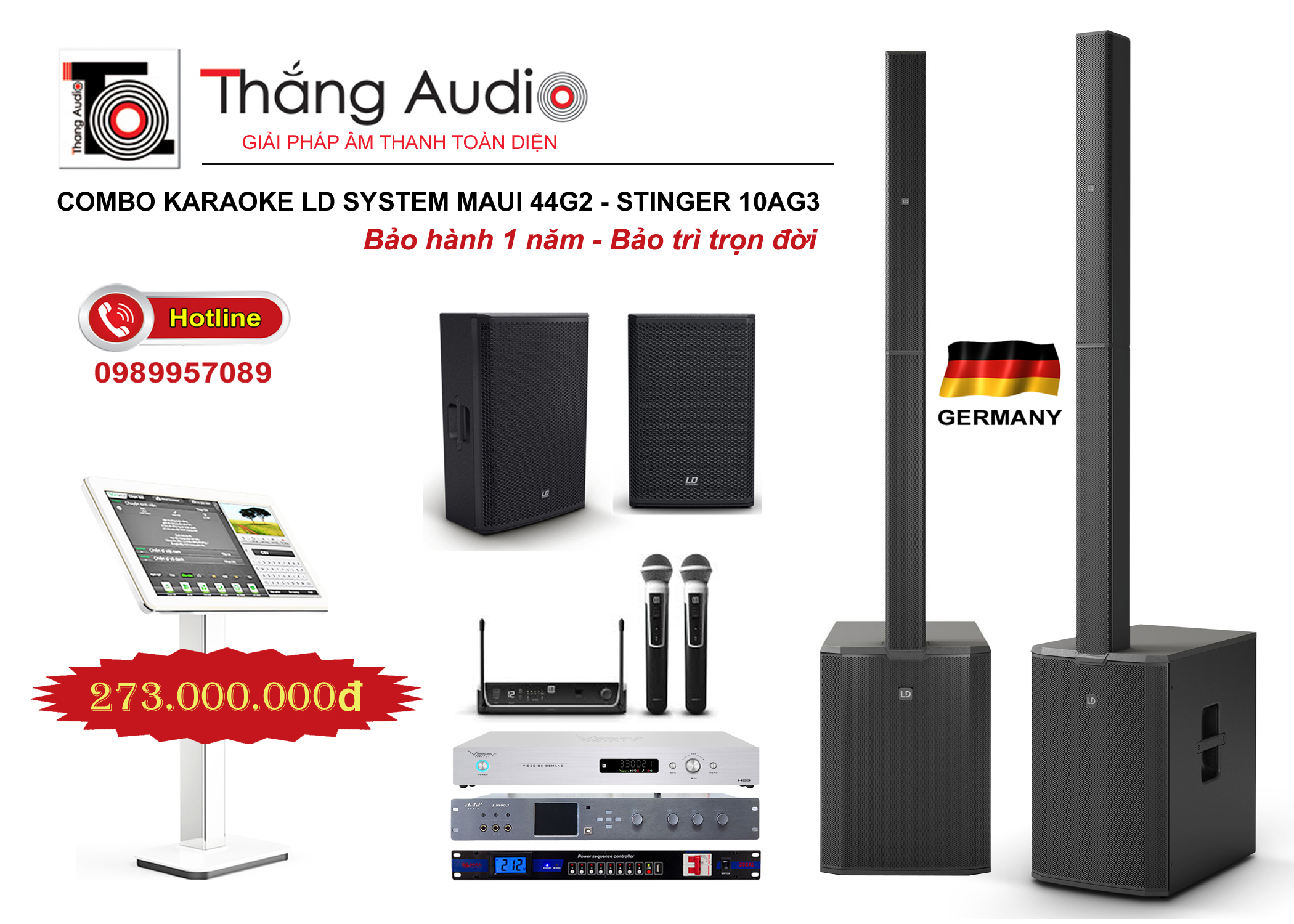 COMBO KARAOKE MAUI 44G2 - STINGER 8AG3