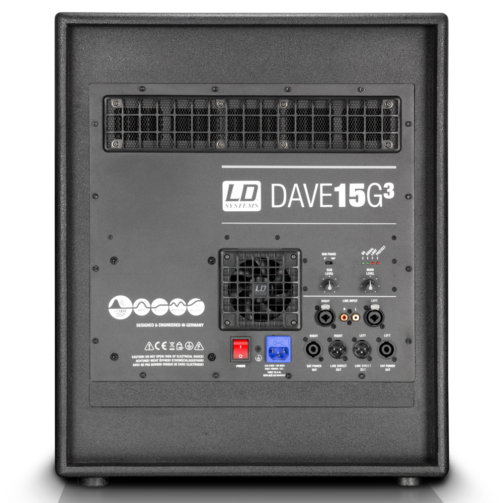 HỆ THỐNG PA ĐA NĂNG LD SYSTEMS DAVE 15 G3