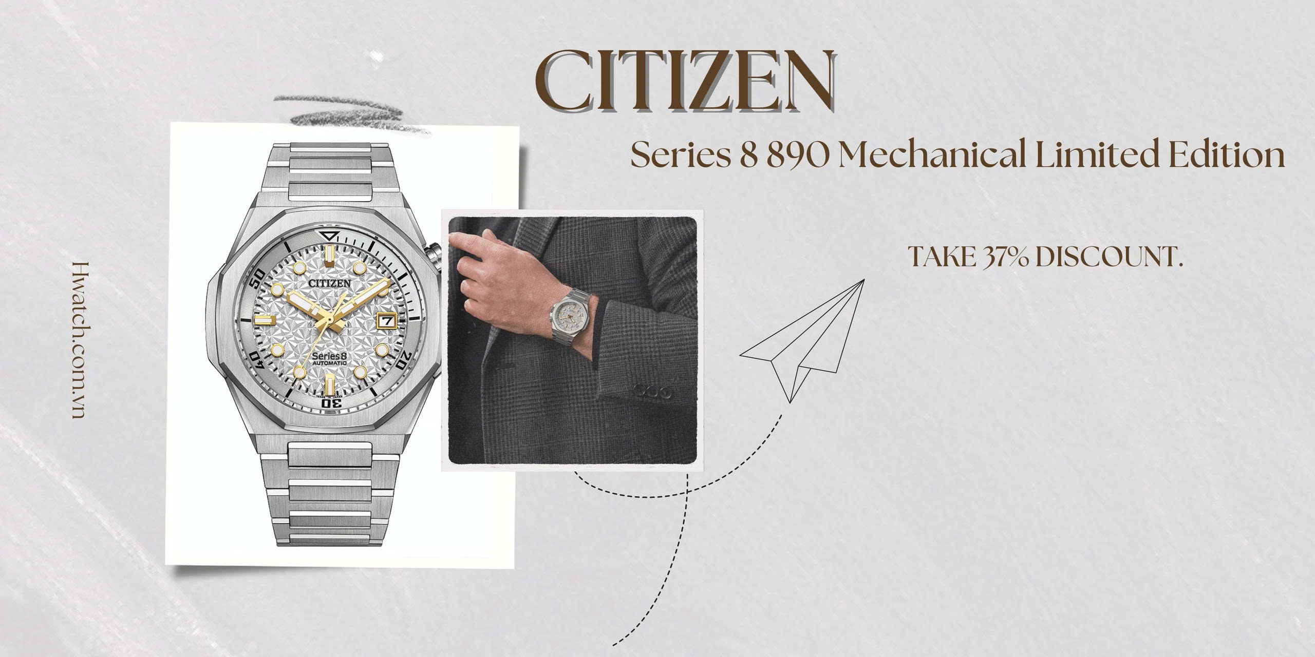 Citizen Automatic Series 8 890 Mechanical Limited Edition NB6060-58H