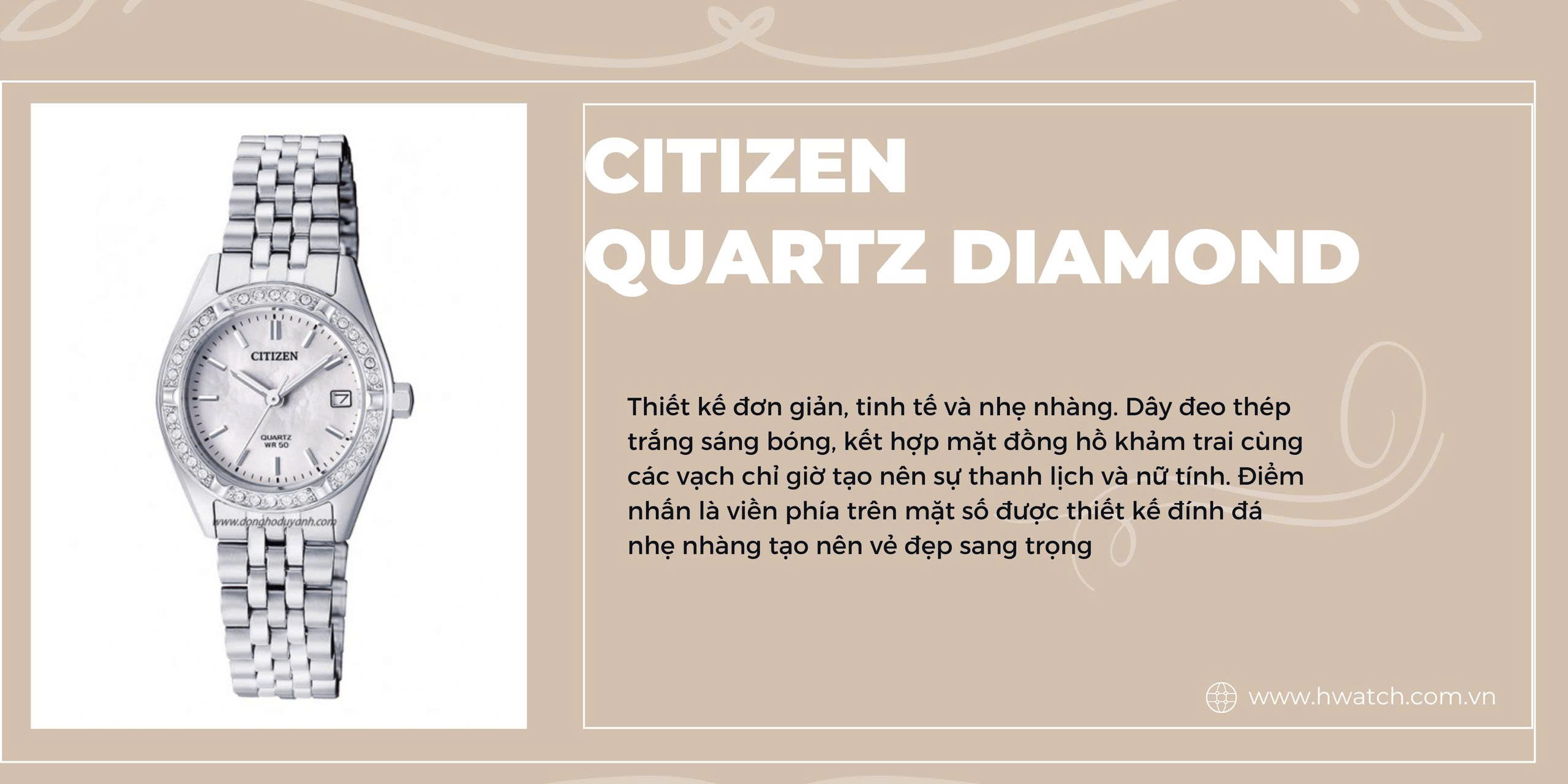 Citizen Quartz Diamond EU6060-55D