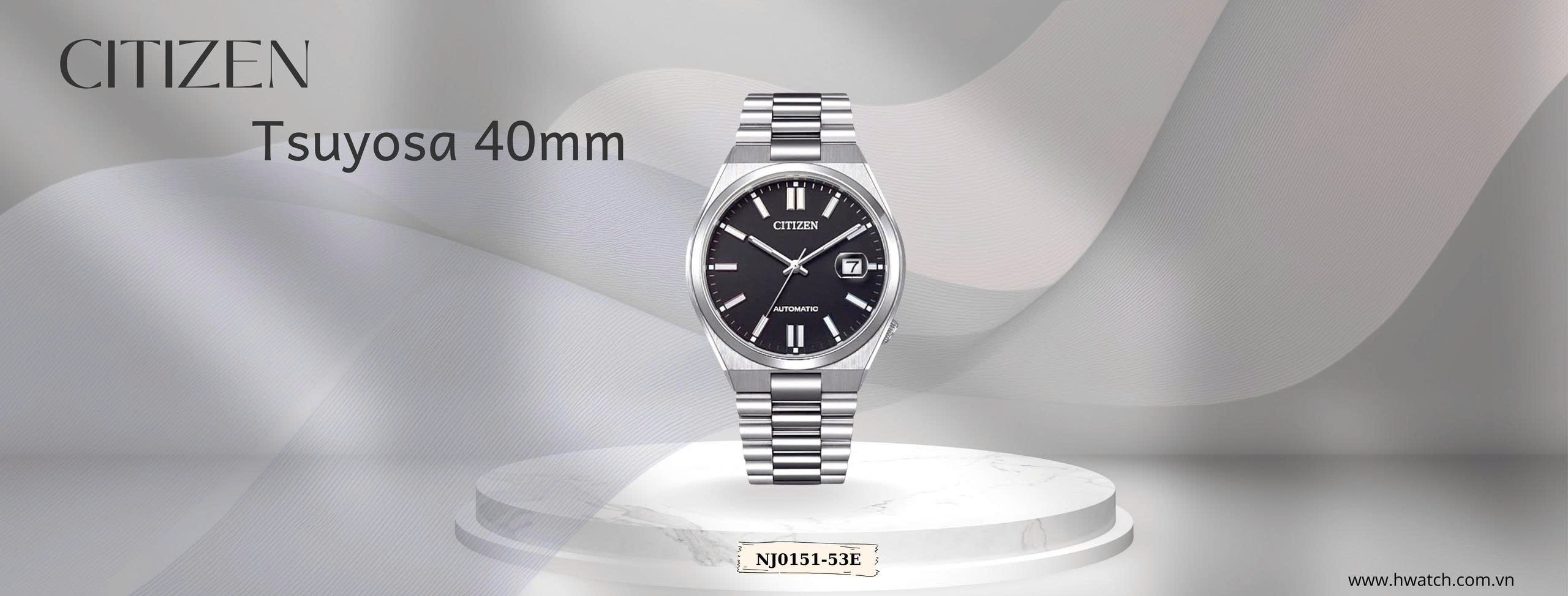 Citizen tsuyosa 40 NJ0150-81E Đen