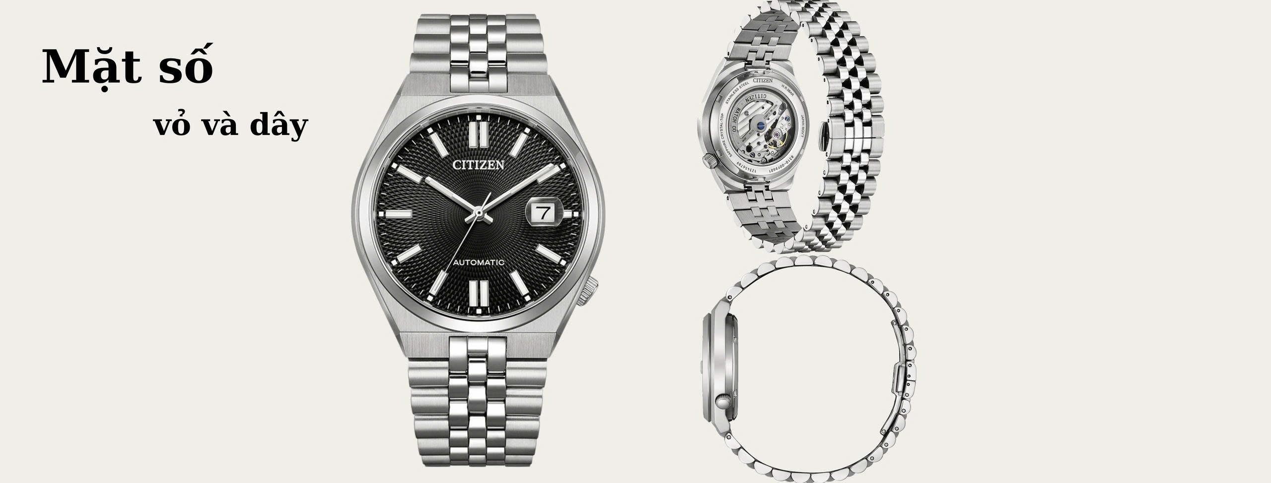 citizen Tsuyosa 60 NK0020-55E đen