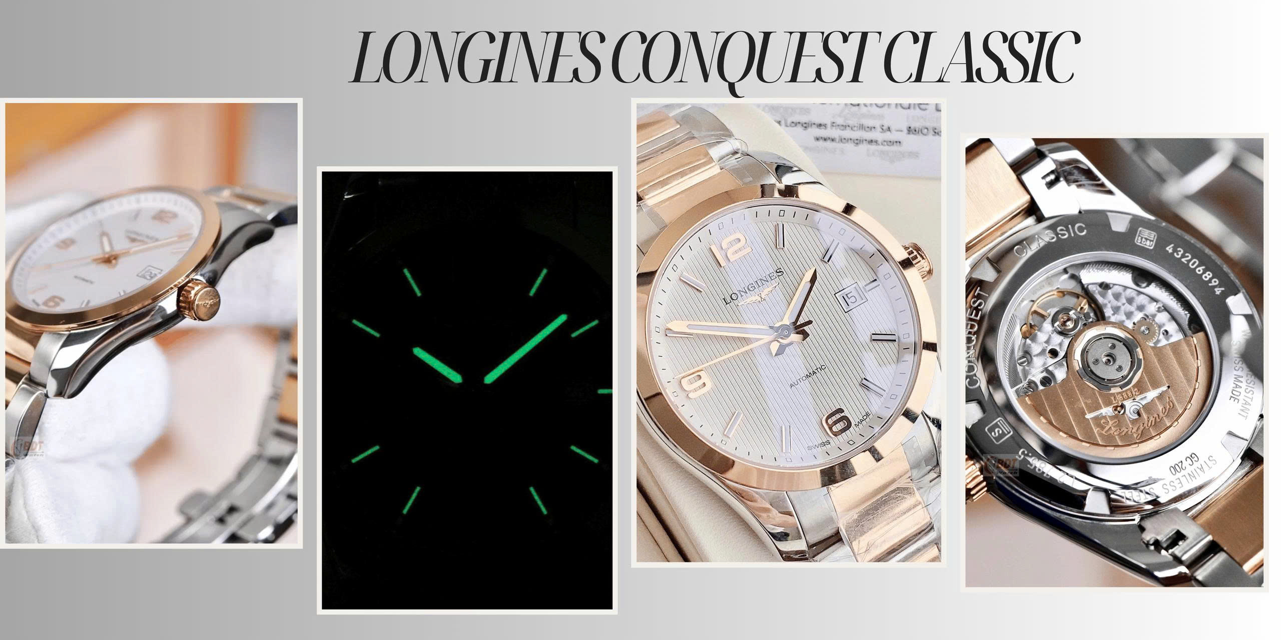 LONGINES AUTOMATIC CONQUEST CLASSIC L2.785.5.76.7