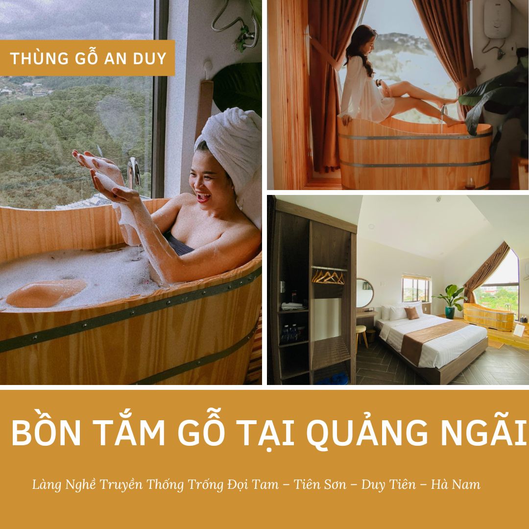 Bán Bồn Tắm Gỗ Tại Quảng Ngãi