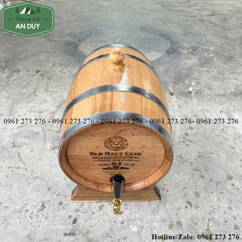 thùng rượu gỗ sồi giá rẻ