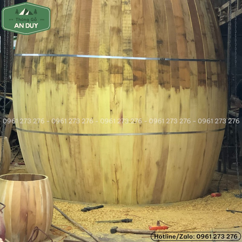 Gỗ được lựa chọn kỹ chuẩn từng thanh