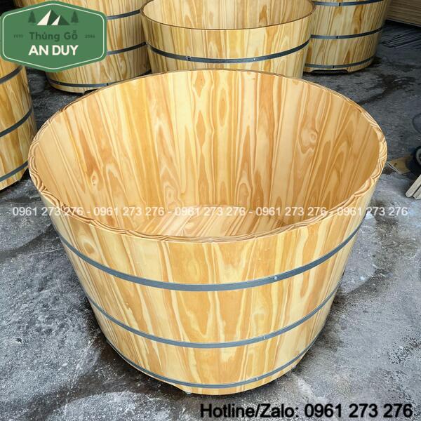Thùng Tắm Gỗ Spa