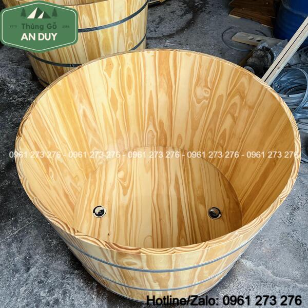 Thùng Tắm Gỗ Spa