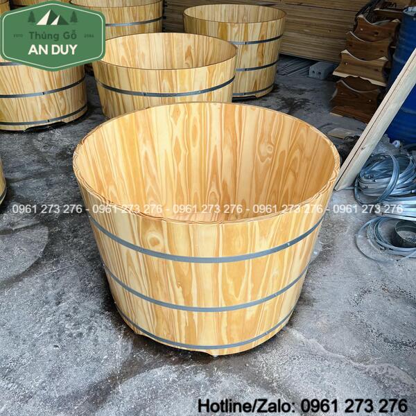 Thùng Tắm Gỗ Spa