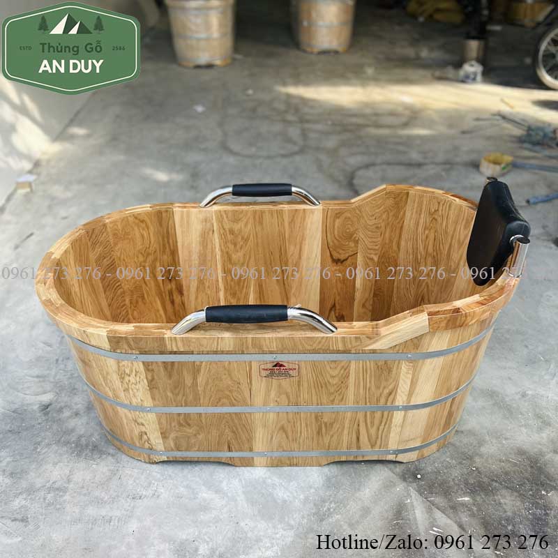 Bồn tắm bằng gỗ sồi An Duy