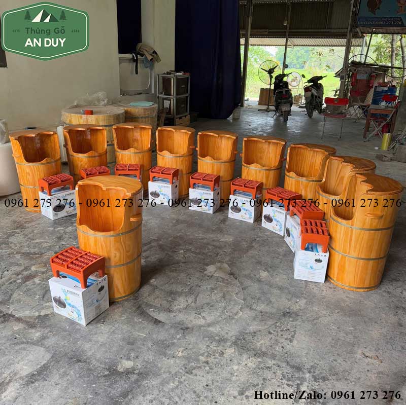 Thùng gỗ xông hơi