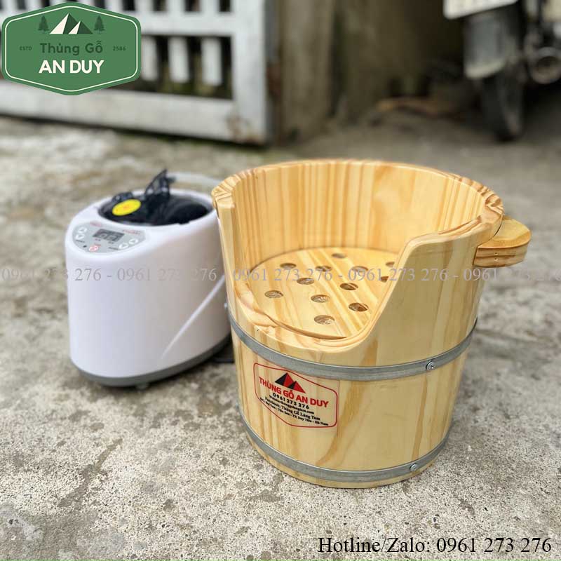 thùng gỗ xông đầu