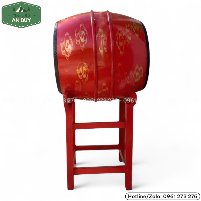 Trống chùa vẽ mây bắt mắt