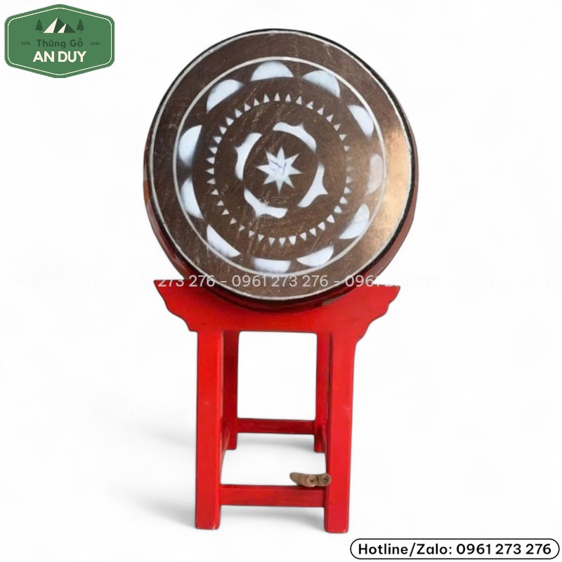 Mặt trống sơn bắt mắt