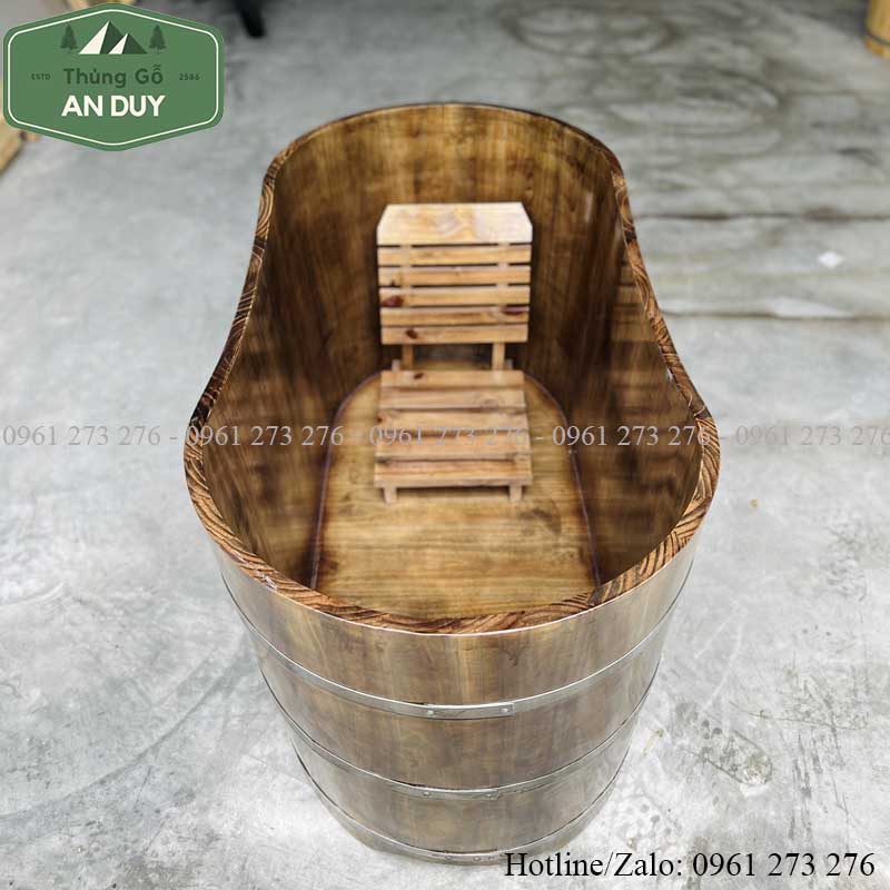 Bồn Tắm Gỗ Thông Giả Cổ  TP HCM