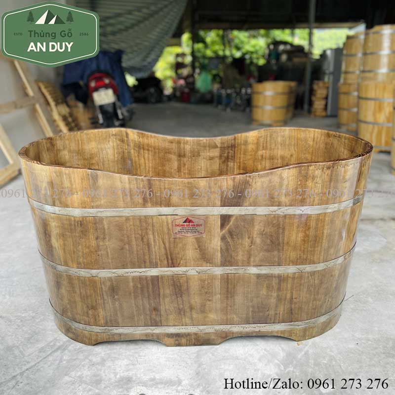Bồn Tắm Gỗ Thông Giả Cổ Quảng Ninh