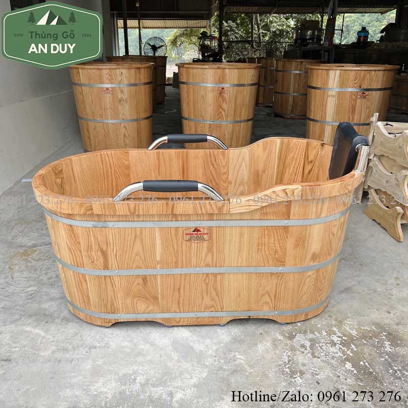 bồn tắm gỗ sồi giá rẻ