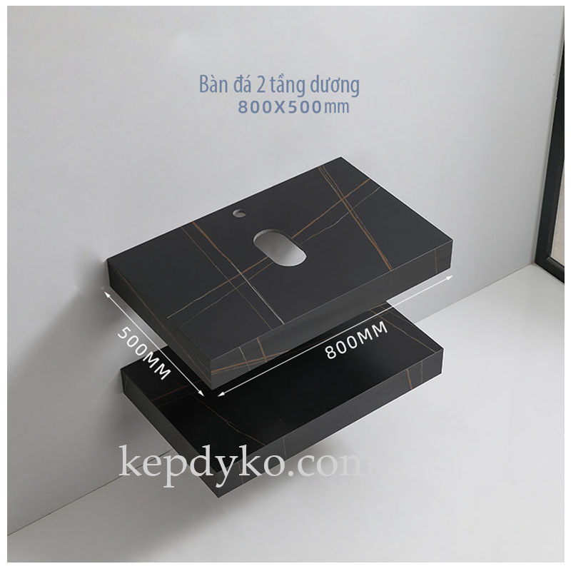 Bàn đá dương 2 tầng 800x500 tiện nghi và đẹp mắt