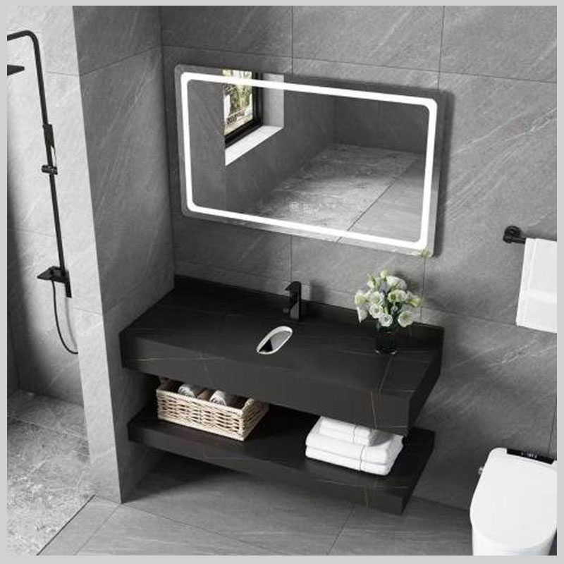 Bàn đá lavabo dương bàn cao cấp – mặt đá chống xước, bo viền tinh tế