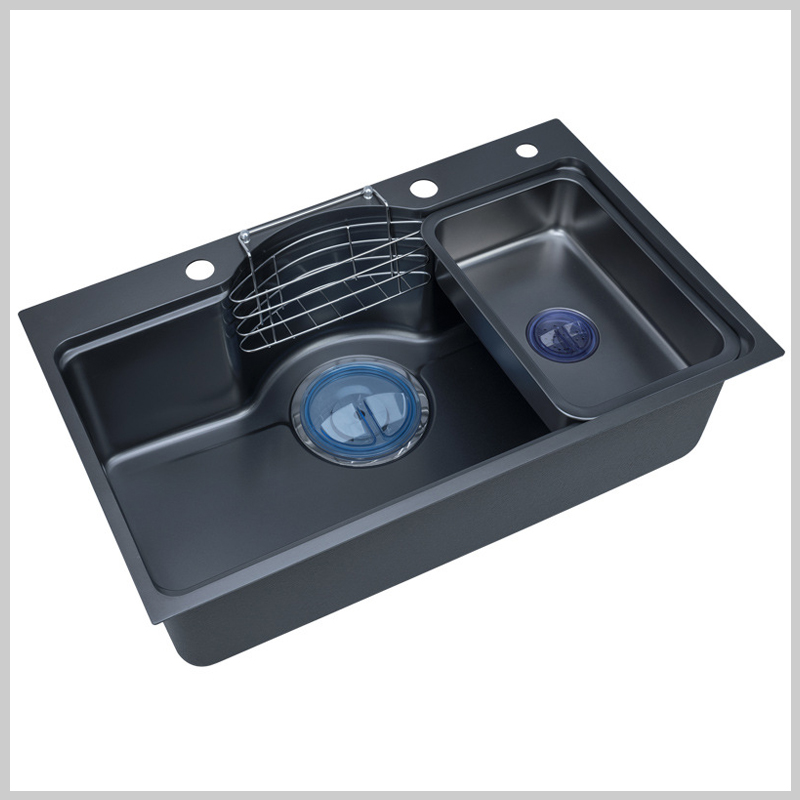 Bề mặt Nano Linen chậu rửa DG7546 kháng khuẩn, chống bám dầu mỡ hiệu quả