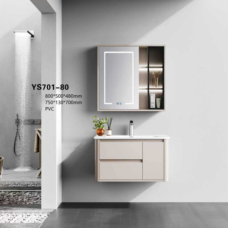 Bộ Tủ Chậu Lavabo 701 nhựa PVC nguyên sinh cao cấp