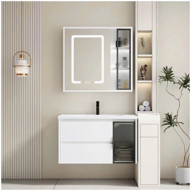 Bộ tủ chậu lavabo PVC VH706 cao cấp chống nước thiết kế hiện đại