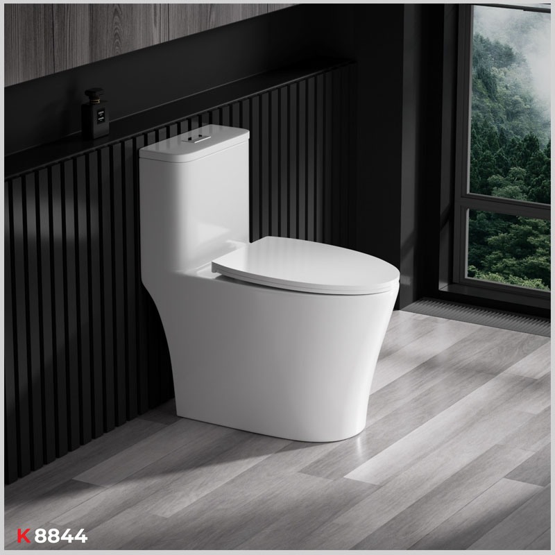 Bồn cầu 1 khối KRASIC K-8844 Chính hãng ,thiết kế sang trọng