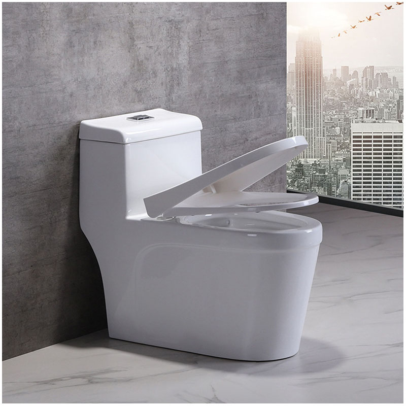 Bồn cầu 1 khối men Nano chống bám bẩn xả xoáy mạnh mẽ