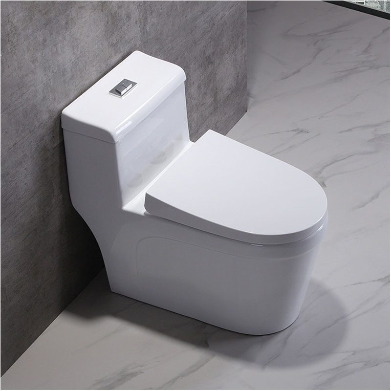 Bồn cầu 1 khối men Nano cao cấp trong combo nhà tắm 29, chống bám bẩn, xả mạnh