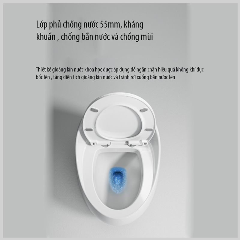 Hình ảnh lắp đặt thực tế bồn cầu trứng BT6