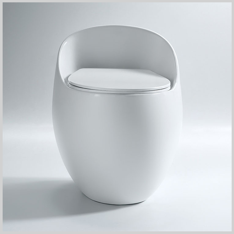 Bồn cầu BT6 dáng trứng hiện đại, xả mạnh, chống bám bẩn hiệu quả