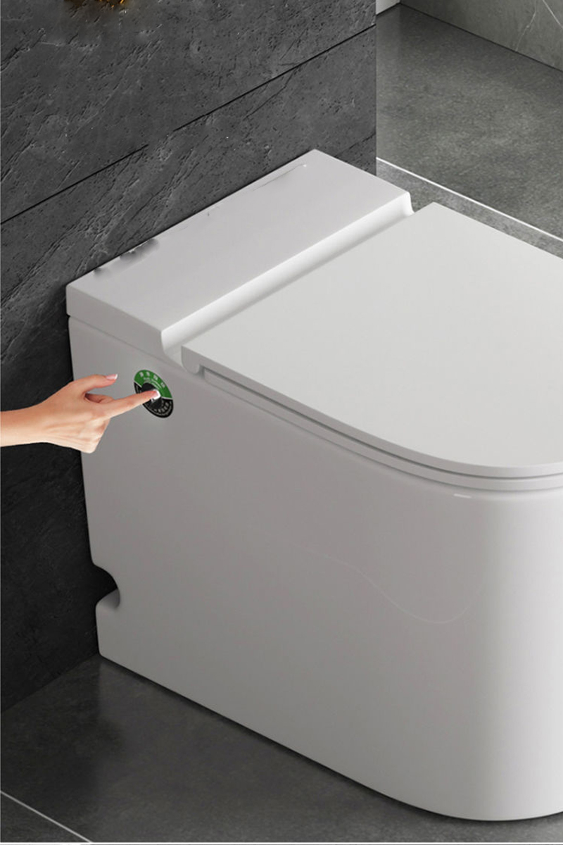 Bồn cầu cảm ứng đá chân R-580 xả nước không chạm thông minh