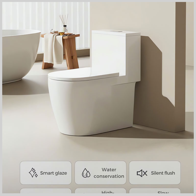 Men sứ nano chống bám bẩn bồn cầu KRASIC K-8833