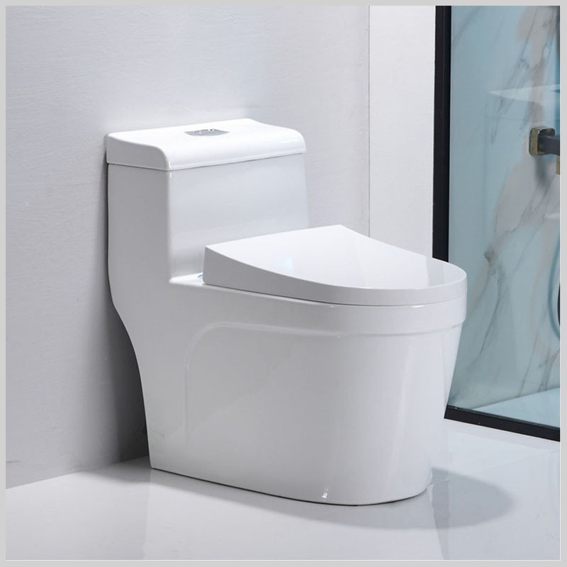 Bồn cầu liền khối 038 men tuyết – xả xoáy mạnh, nắp êm