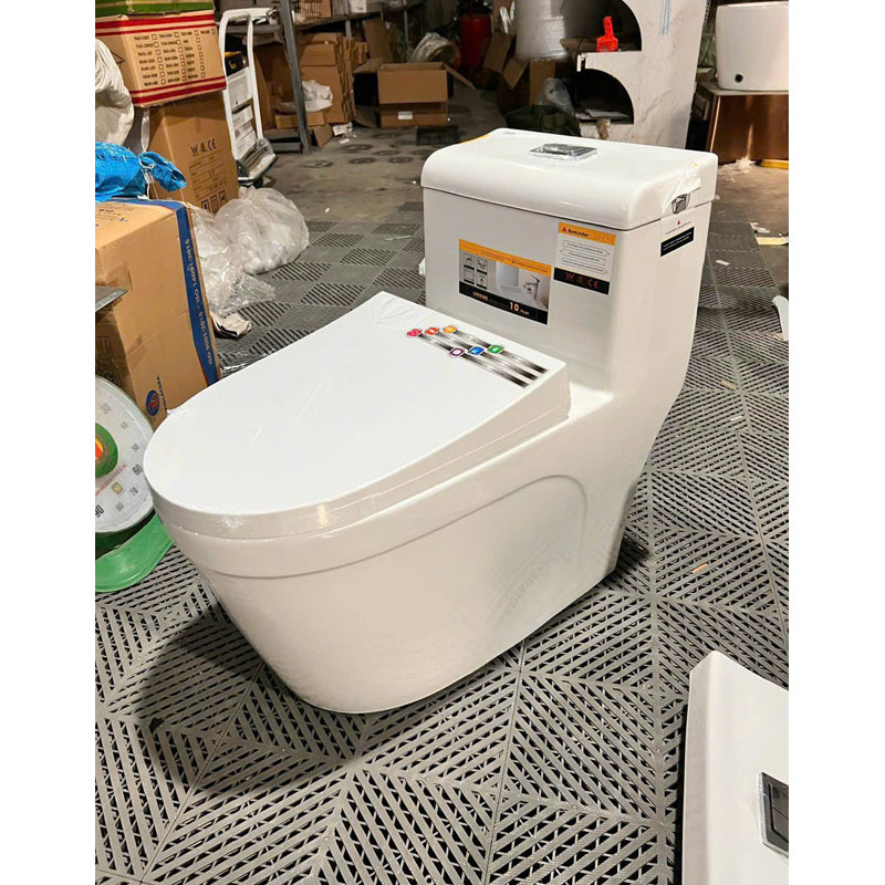 Bồn cầu liền khối 038 men nano kháng khuẩn trong Combo Phòng Tắm 306