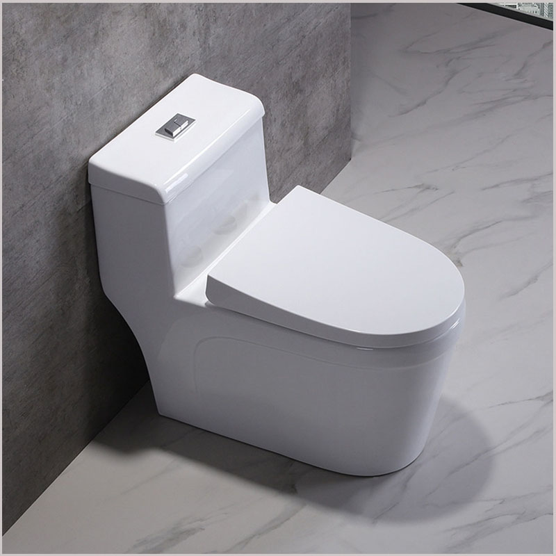 Bồn cầu liền khối LK038 men Nano chống bám bẩn trong Combo Phòng Tắm CB11.